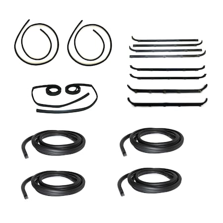 Fairchild Industries 19871996 Ford F250F350 Crew Cab Crew Cab16pc Weatherstrip Kit KF1039-16